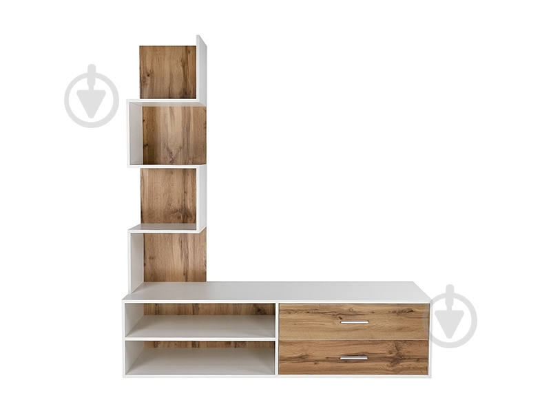 Стенка Afina DC дуб тахо/белый - фото 2