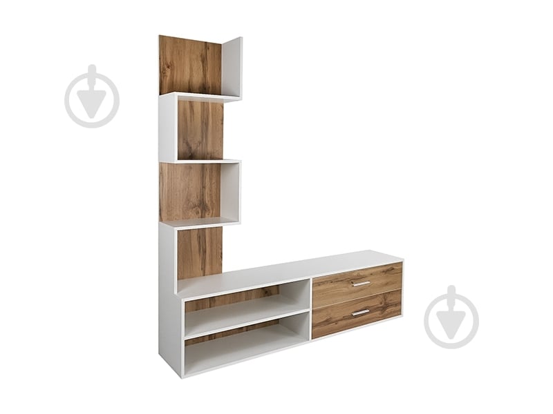 Стенка Afina DC дуб тахо/белый - фото 3