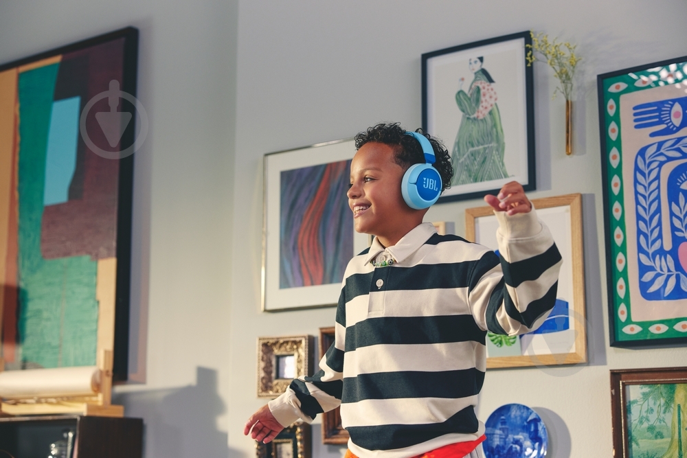Bluetooth-гарнитура JBL Junior 470NC blue (JBLJR470NCBLU) - фото 10
