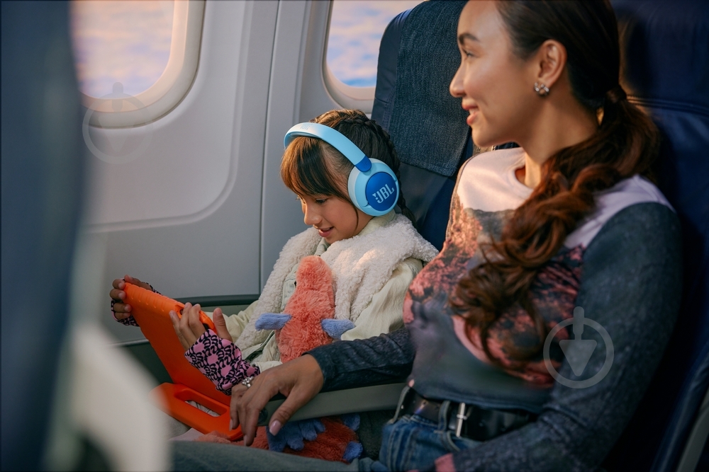 Bluetooth-гарнитура JBL Junior 470NC blue (JBLJR470NCBLU) - фото 7