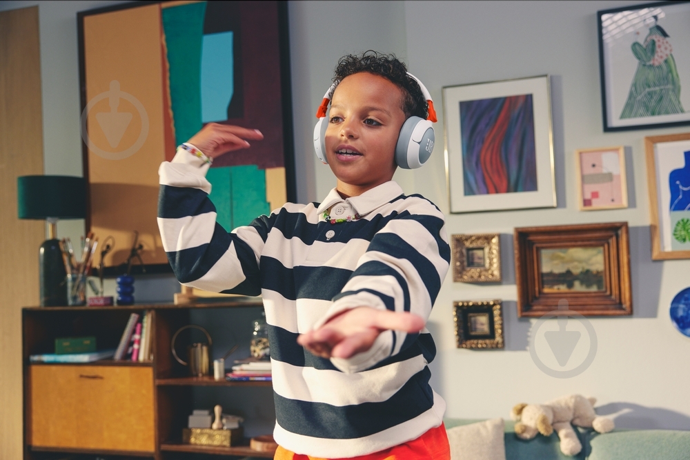 Bluetooth-гарнитура JBL Junior 470NC white (JBLJR470NCWHT) - фото 9