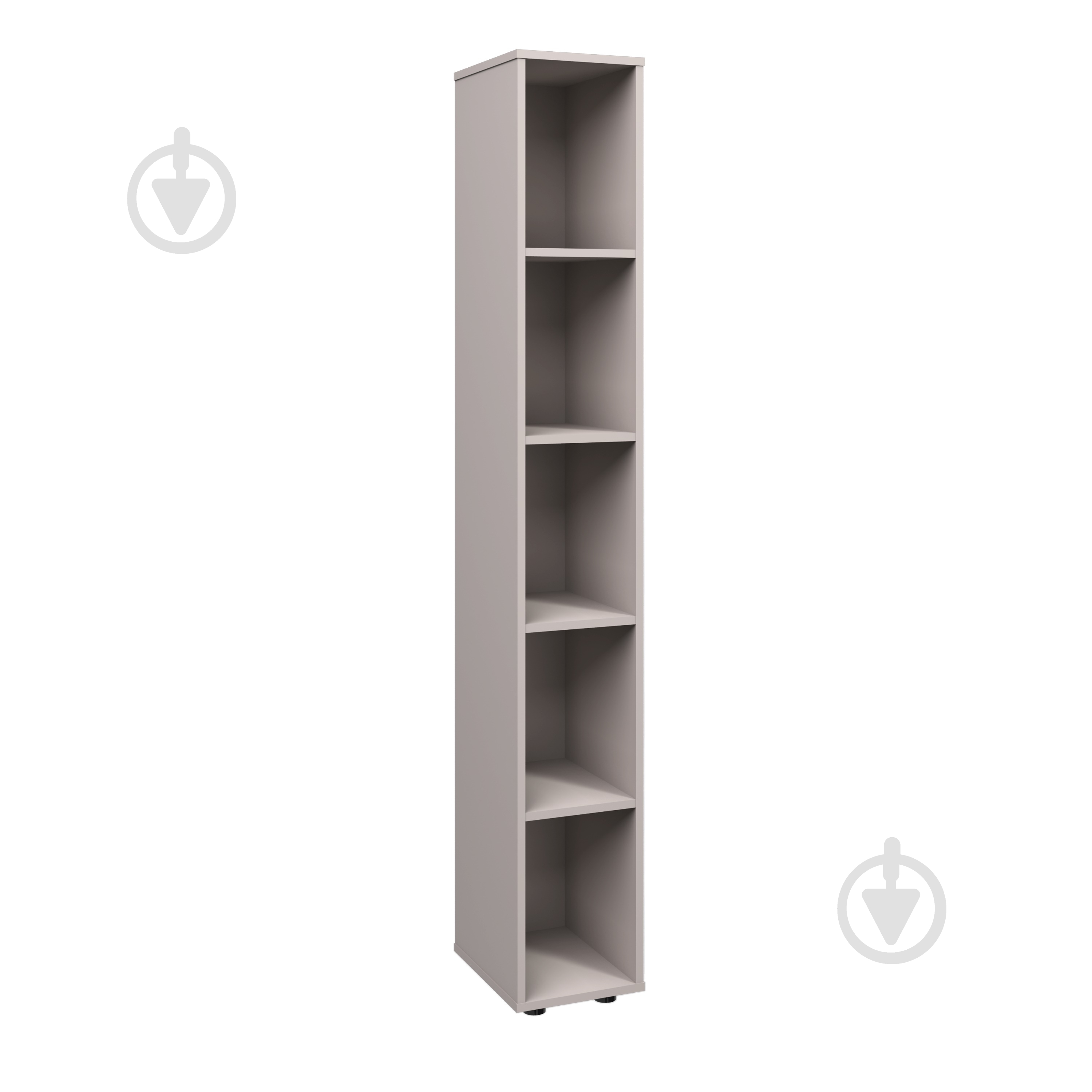 Стелаж Вісент відкритий ГБ13 2100х300х600 мм кашемір / - фото 1 Стелаж Вісент відкритий ГБ13 2100х300х600 мм кашемір / - фото 1