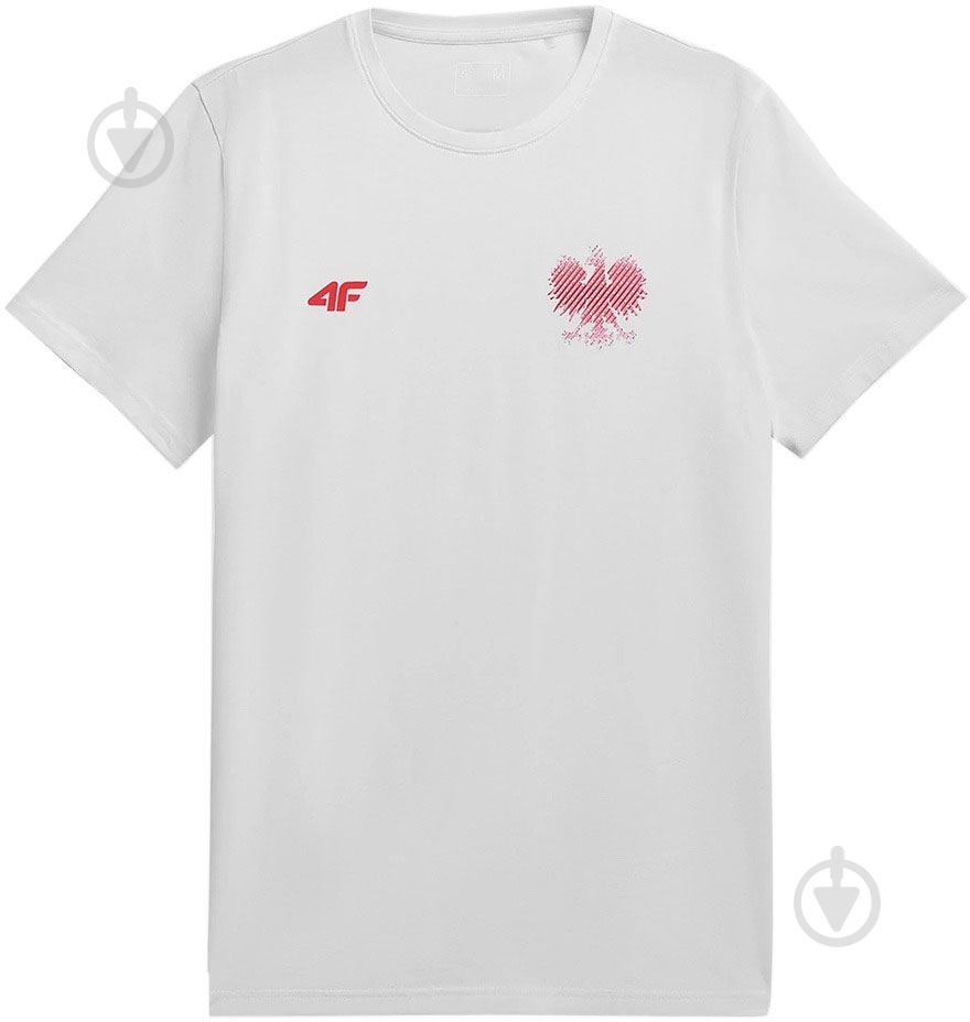Футболка 4F R4L21-TSM950-10S р.L белый - фото 4 Футболка 4F R4L21-TSM950-10S р.L белый - фото 4