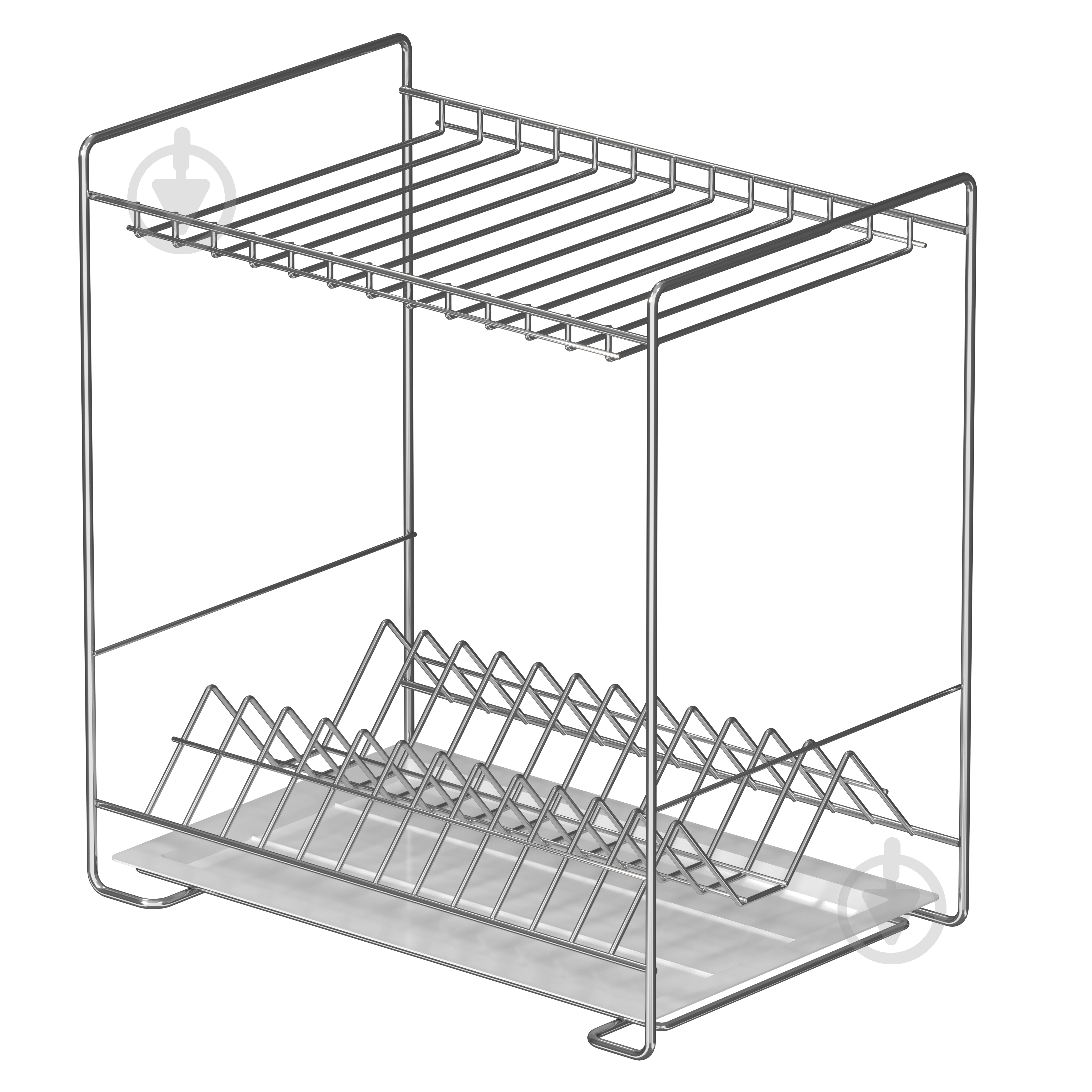 Сушилка для посуды Метал-Стиль двухъярусная (СП24122) - фото 2