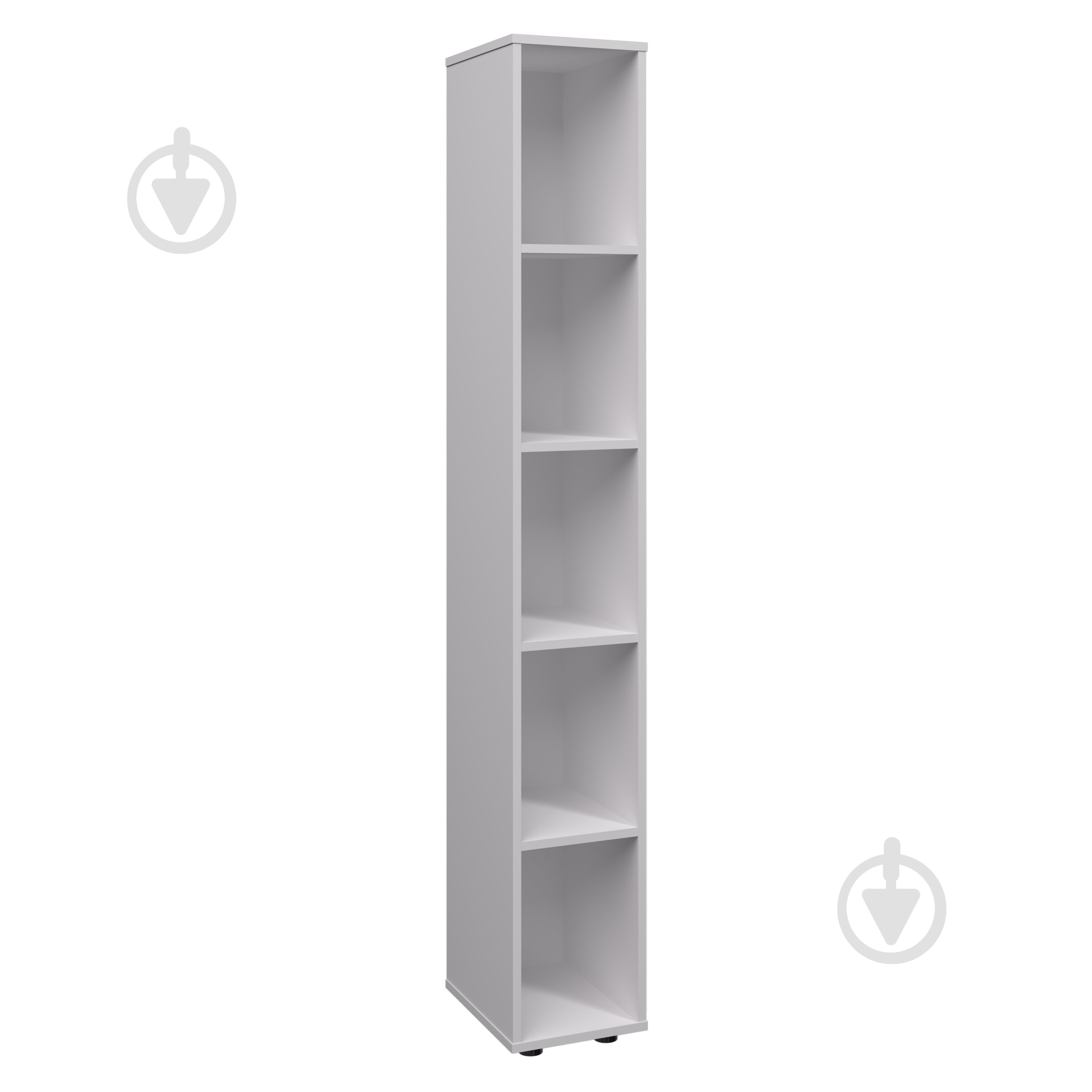 Стелаж Вісент відкритий ГБ13 2100х300х400 мм біла аляска / - фото 1