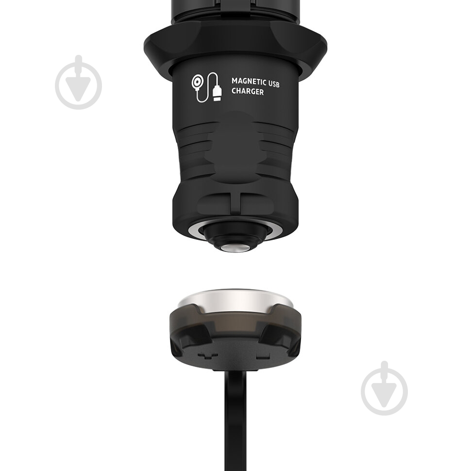 Фонарик Armytek тактический Dobermann Magnet USB White черный - фото 2