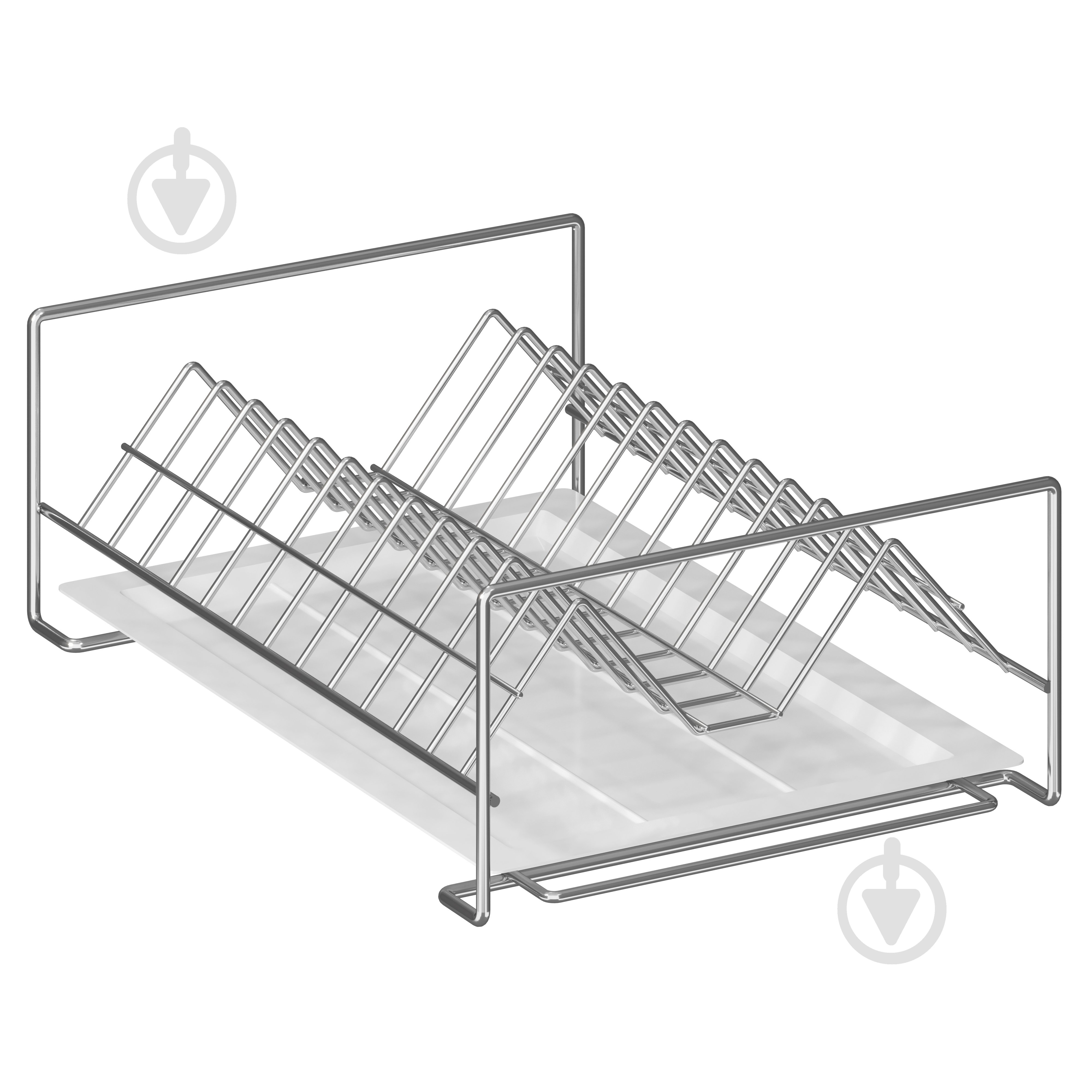 Сушилка для посуды Метал-Стиль одноярусная (СП14122) - фото 2