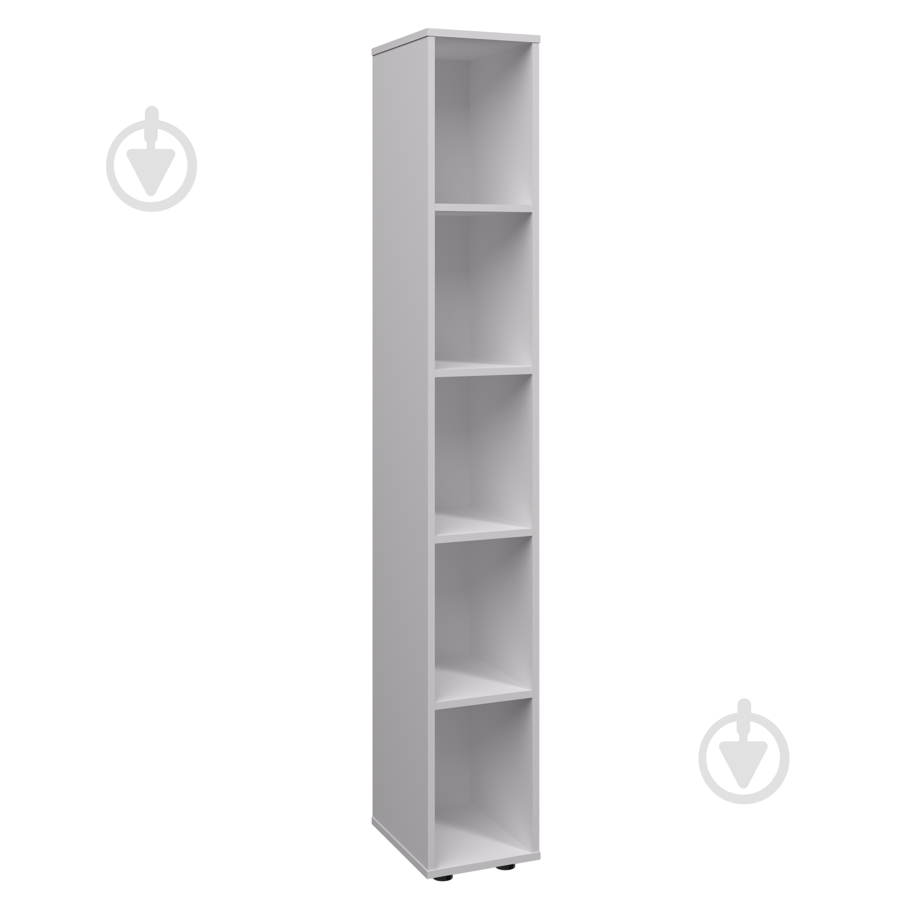 Стелаж Вісент відкритий ГБ13 2100х300х600 мм біла аляска / - фото 1