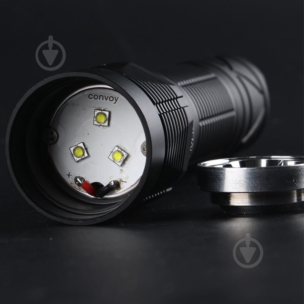 Фонарь Convoy Тактический S12 SST20 5000K черный - фото 7 Фонарь Convoy Тактический S12 SST20 5000K черный - фото 7