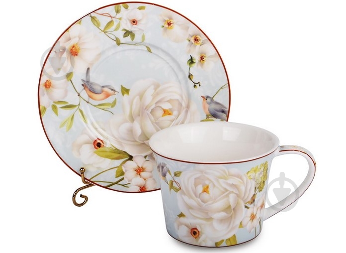 Чашка с блюдцем Lefard 924-252 райский сад - фото 1