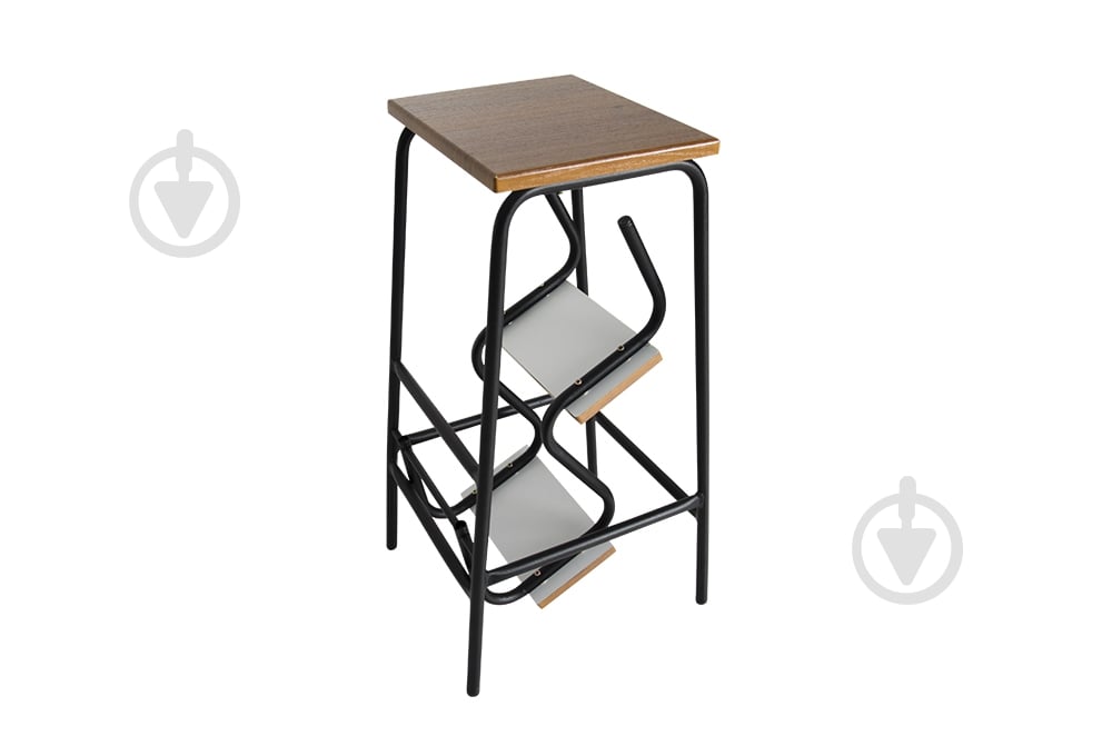 Табурет-лестница d16 мм (Орех) орех / черный - фото 2