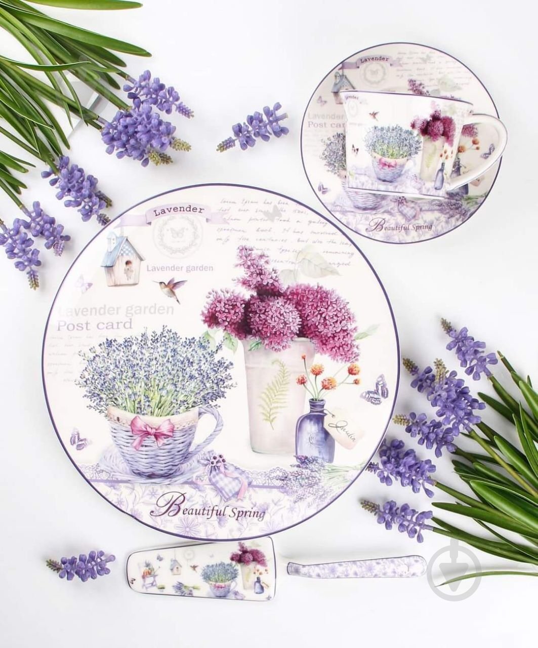 Чашка с блюдцем Lefard 924-251 Лаванда - фото 2