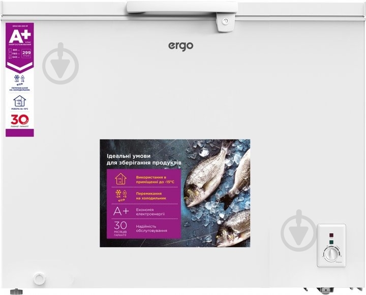 Морозильный ларь Ergo BD-300 RF - фото 1