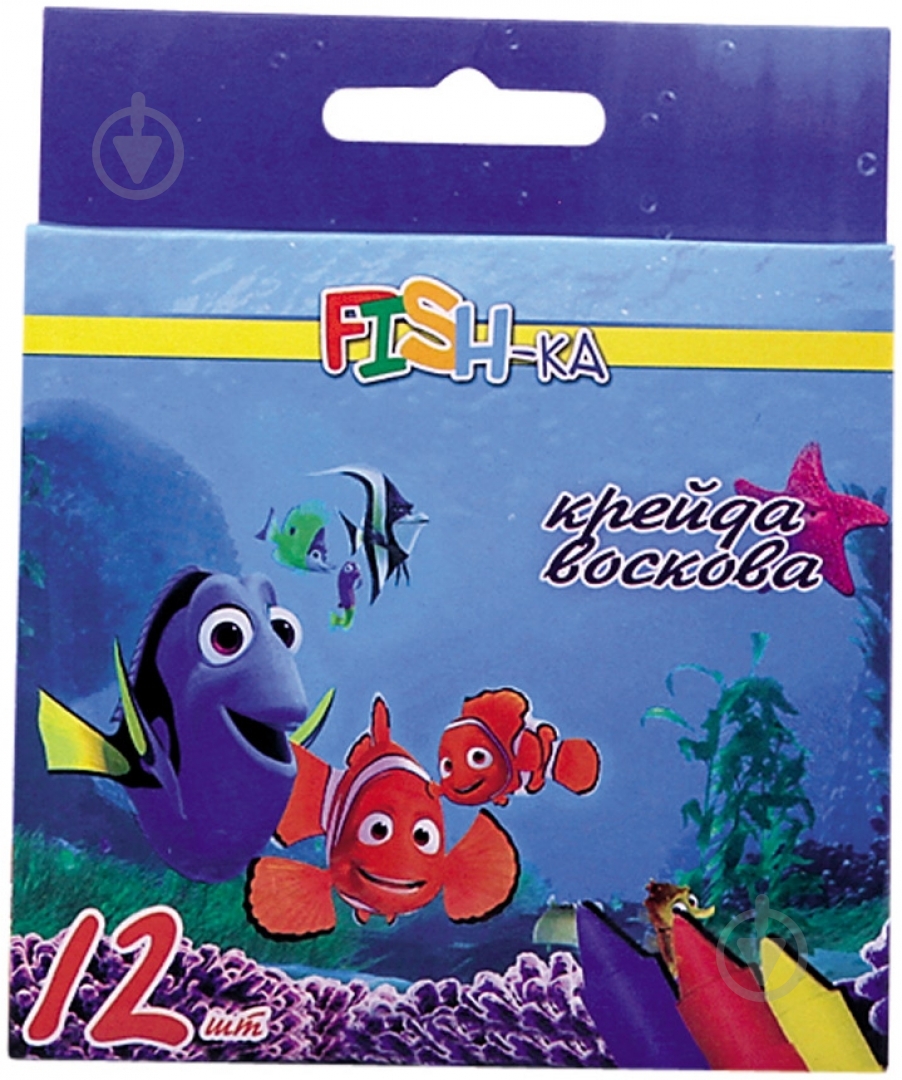 Набор мелков восковые 12 цветов E60706 Economix - фото 1