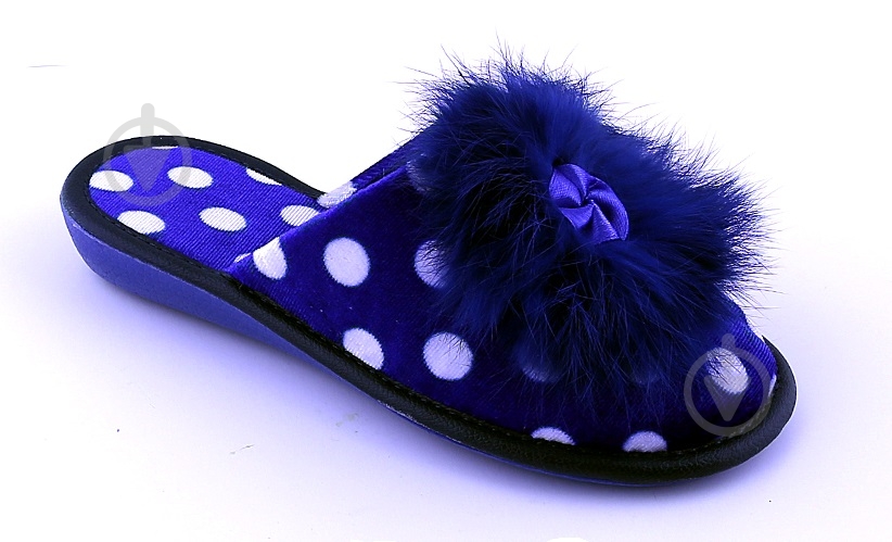 Обувь домашняя для девочки БЕЛСТА Пушок р.30 синий 638 - фото 1