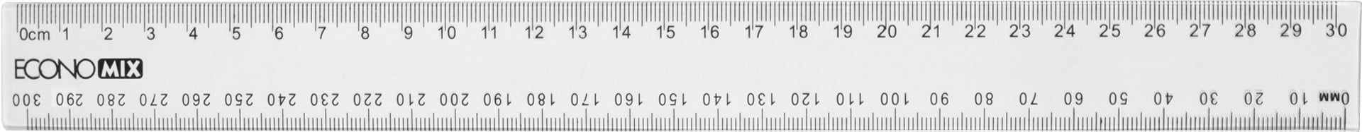 Линейка E81301 30 см Economix - фото 1