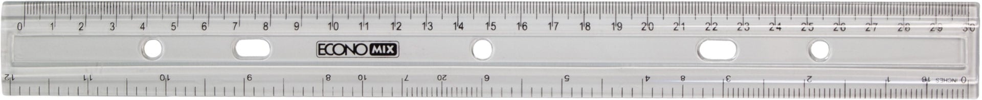 Линейка E81302 30 см Economix - фото 1 Линейка E81302 30 см Economix - фото 1