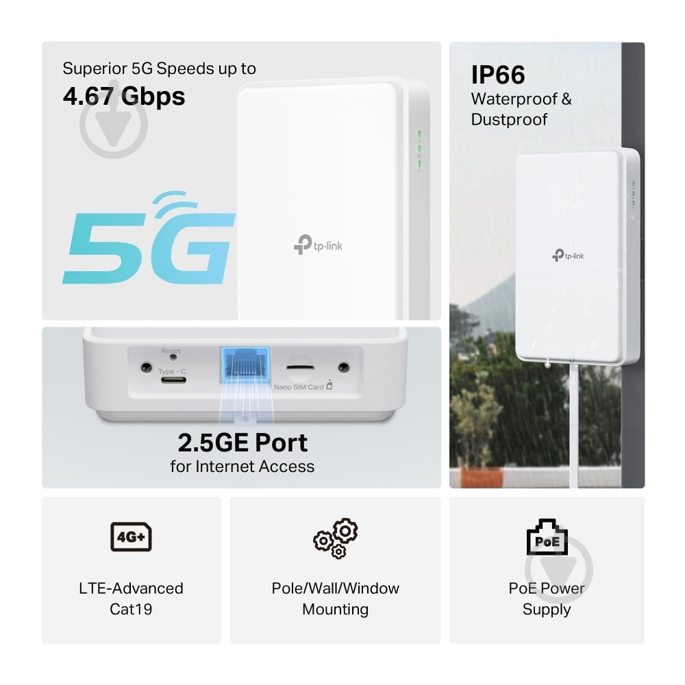 Маршрутизатор TP-Link NE200-Outdoor 5G - фото 5