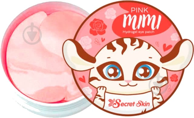 Гидрогелевые патчи Secret Skin Pink Mimi Hydrogel Eye Patch 60 шт./уп. - фото 1