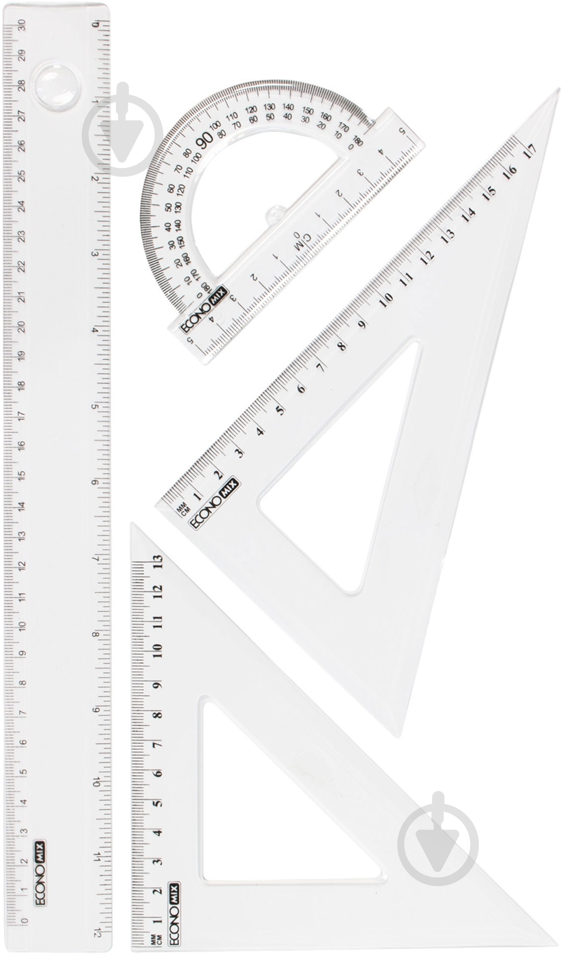 Набор линеек E81306 4 шт Economix - фото 1 Набор линеек E81306 4 шт Economix - фото 1