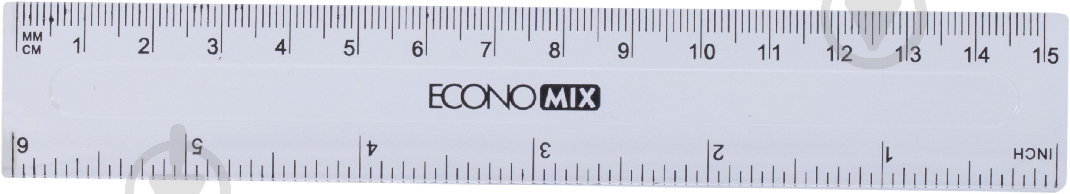 Линейка 15 см Economix - фото 1