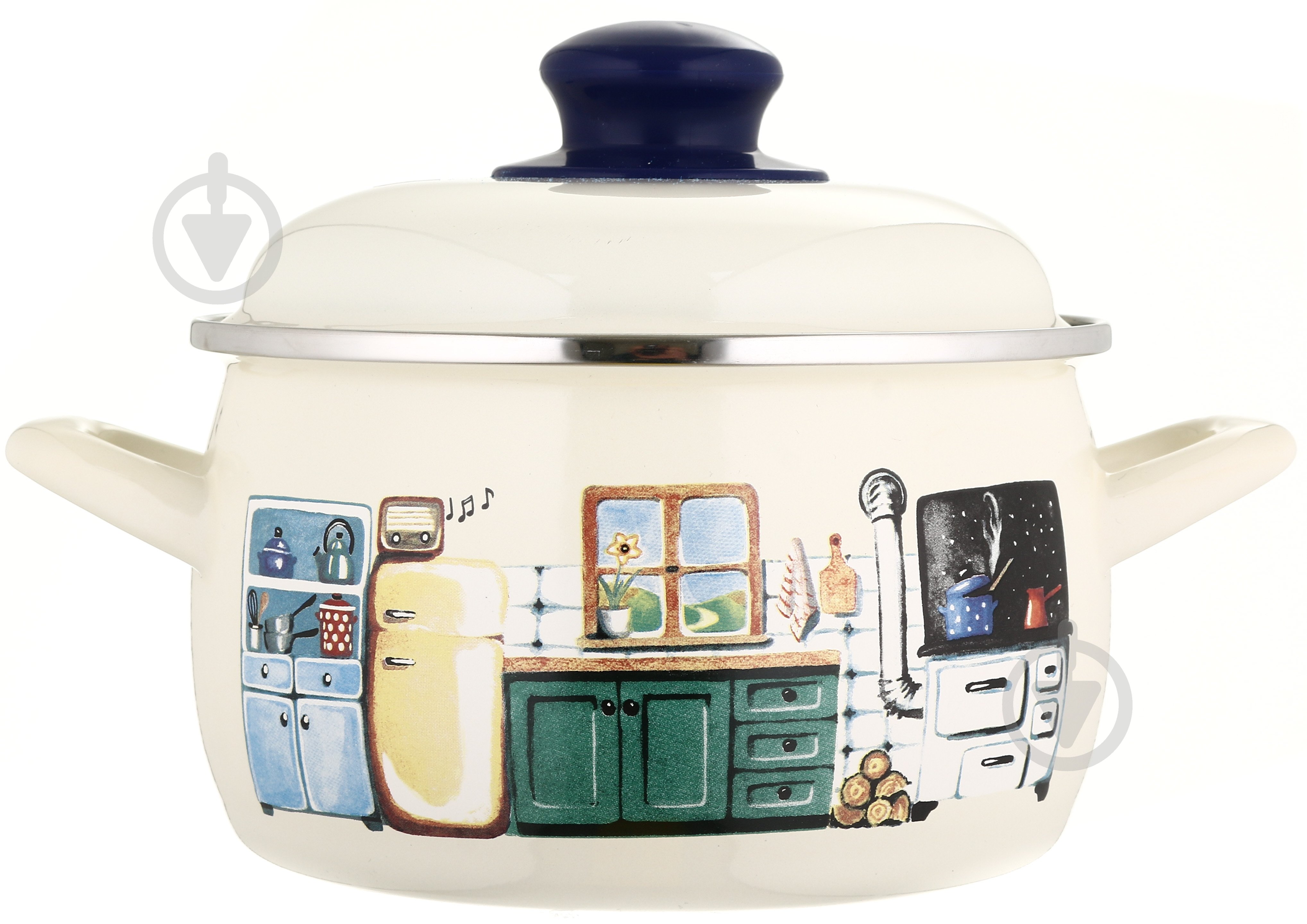 Кастрюля высокая Metrot Kitchen 16 см 2,2 л 3353 - фото 1