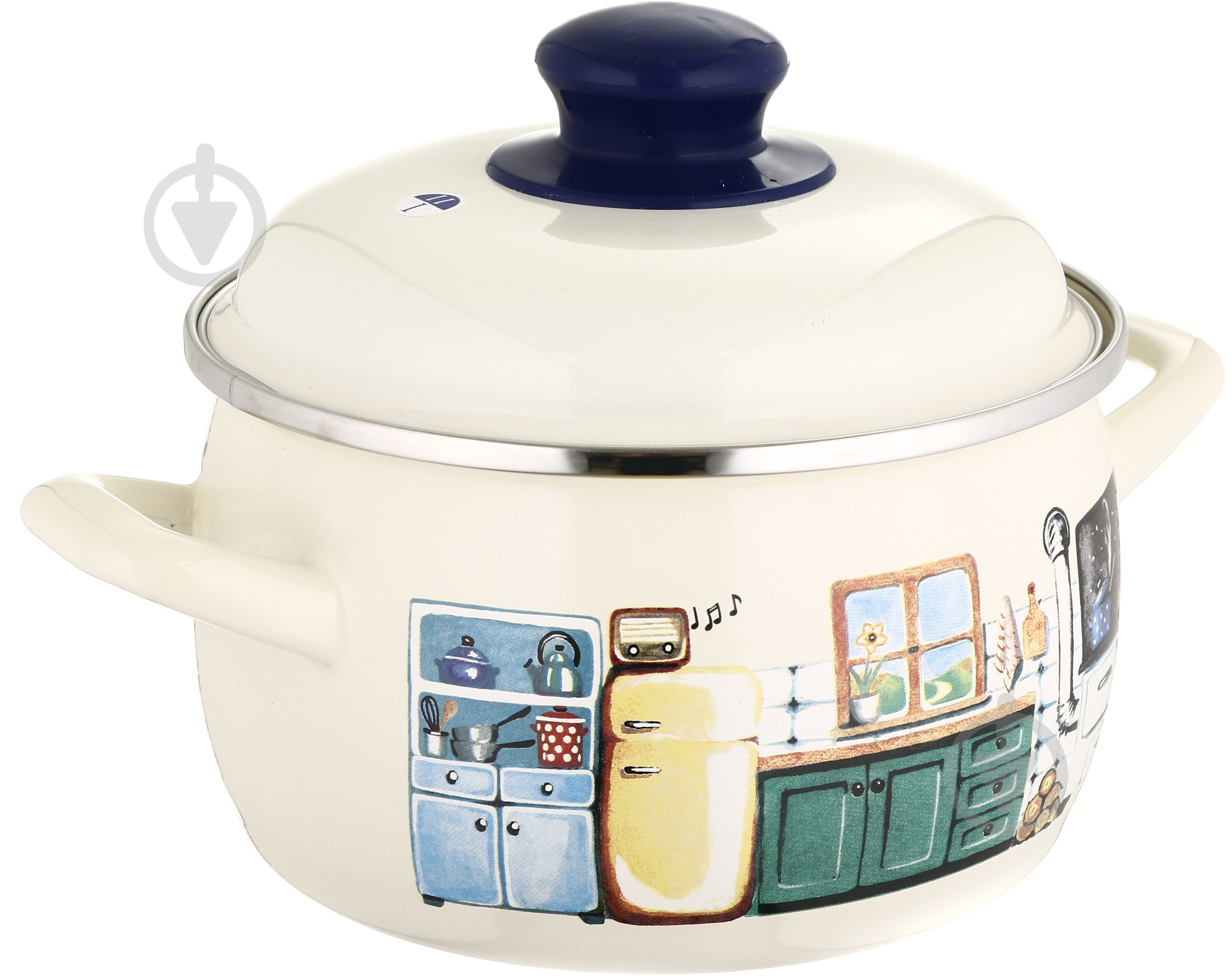 Кастрюля высокая Metrot Kitchen 16 см 2,2 л 3353 - фото 2