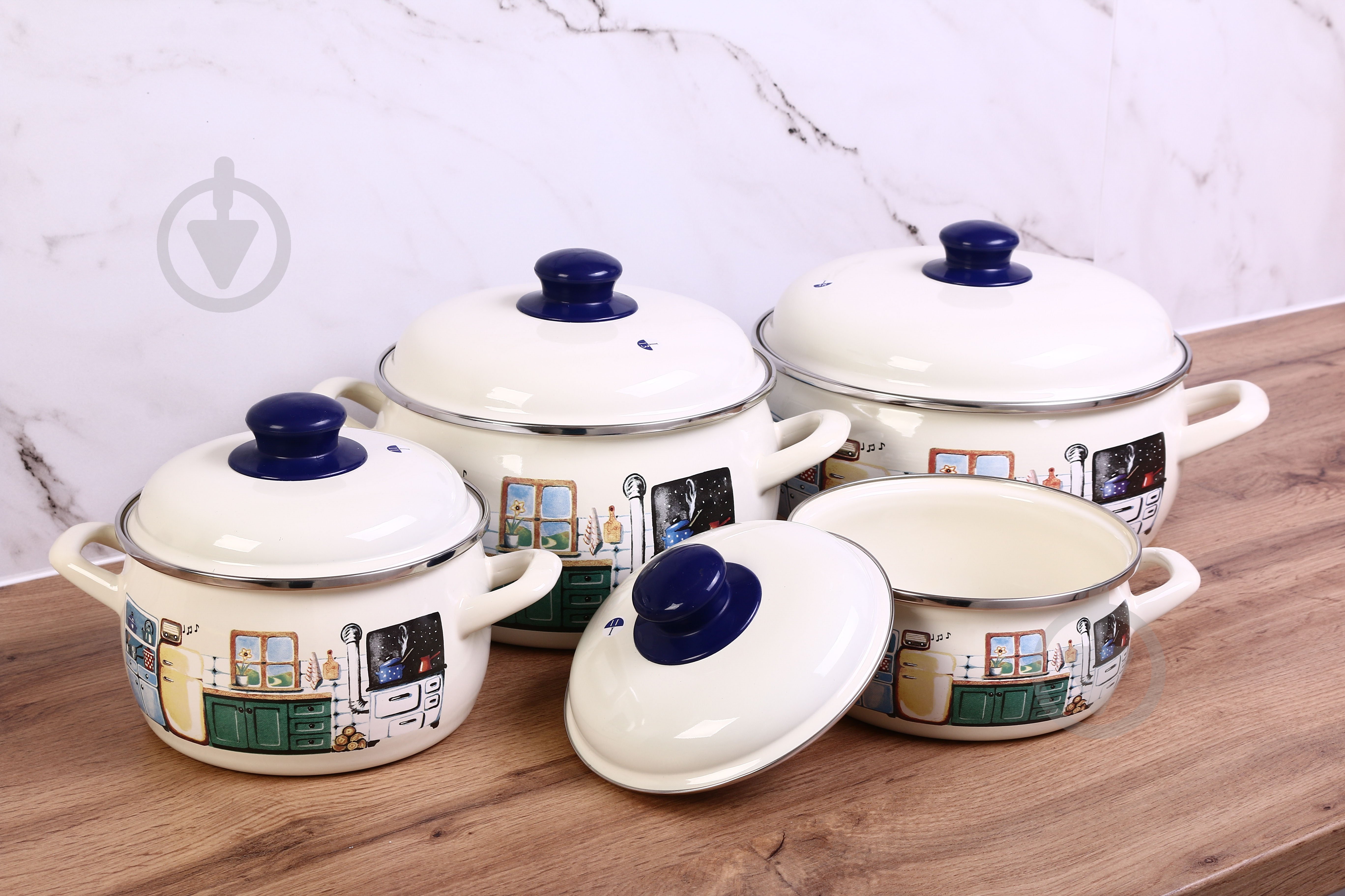 Кастрюля высокая Metrot Kitchen 16 см 2,2 л 3353 - фото 6