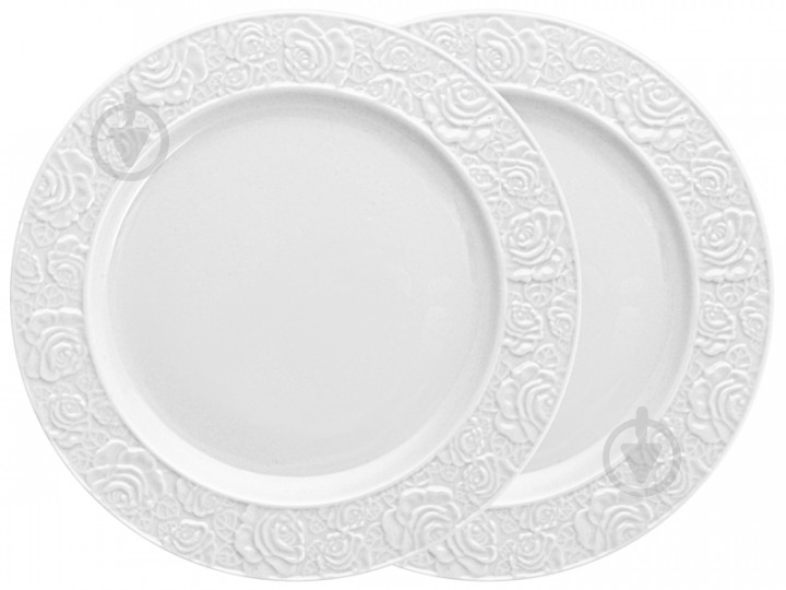 Набор тарелок Lefard White Rose 20,5 см. 2шт 944-032 - фото 1