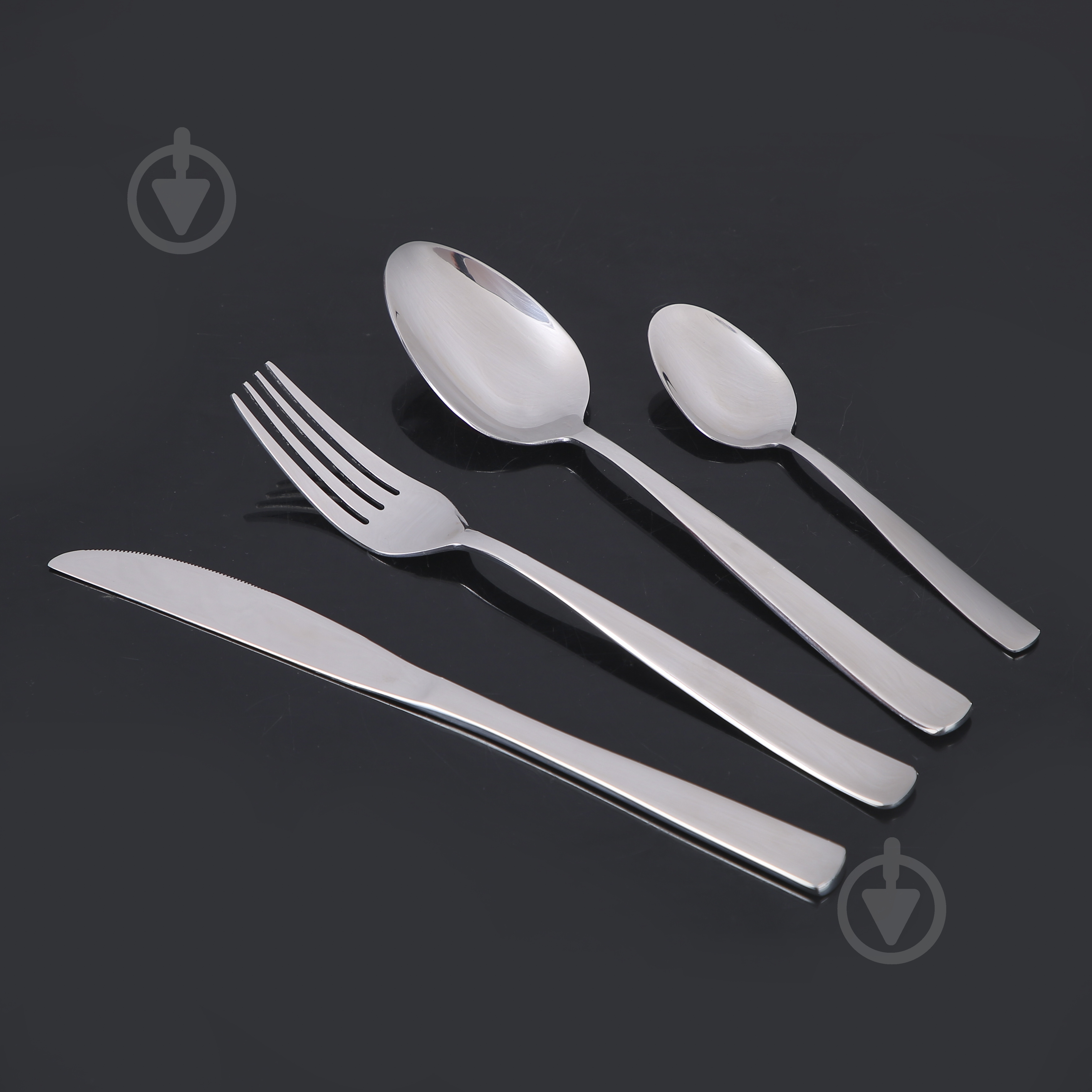 Набор столовых приборов Flamberg Lazio нержавеющая сталь 24 шт. - фото 12 Набор столовых приборов Flamberg Lazio нержавеющая сталь 24 шт. - фото 12