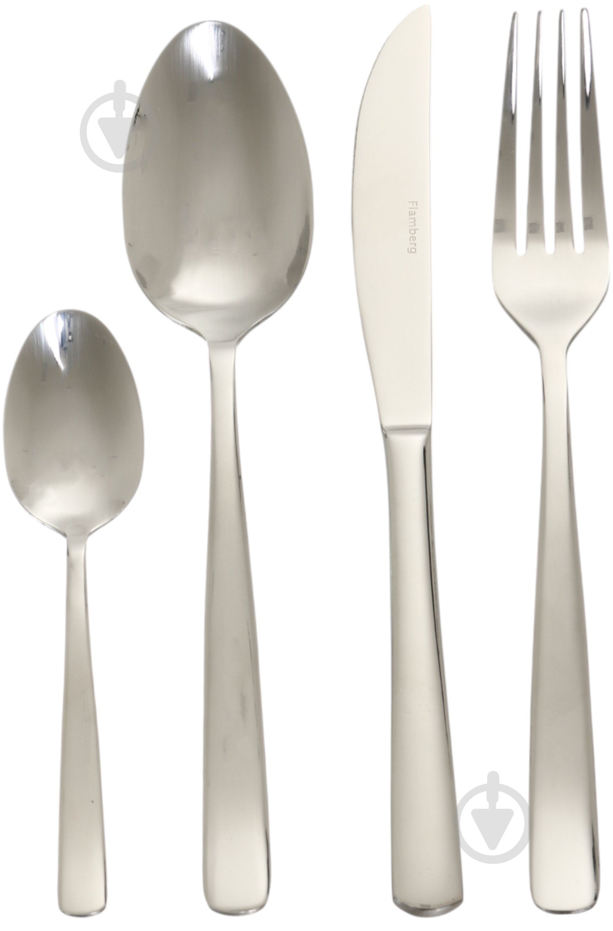 Набор столовых приборов Flamberg Lazio нержавеющая сталь 24 шт. - фото 1 Набор столовых приборов Flamberg Lazio нержавеющая сталь 24 шт. - фото 1