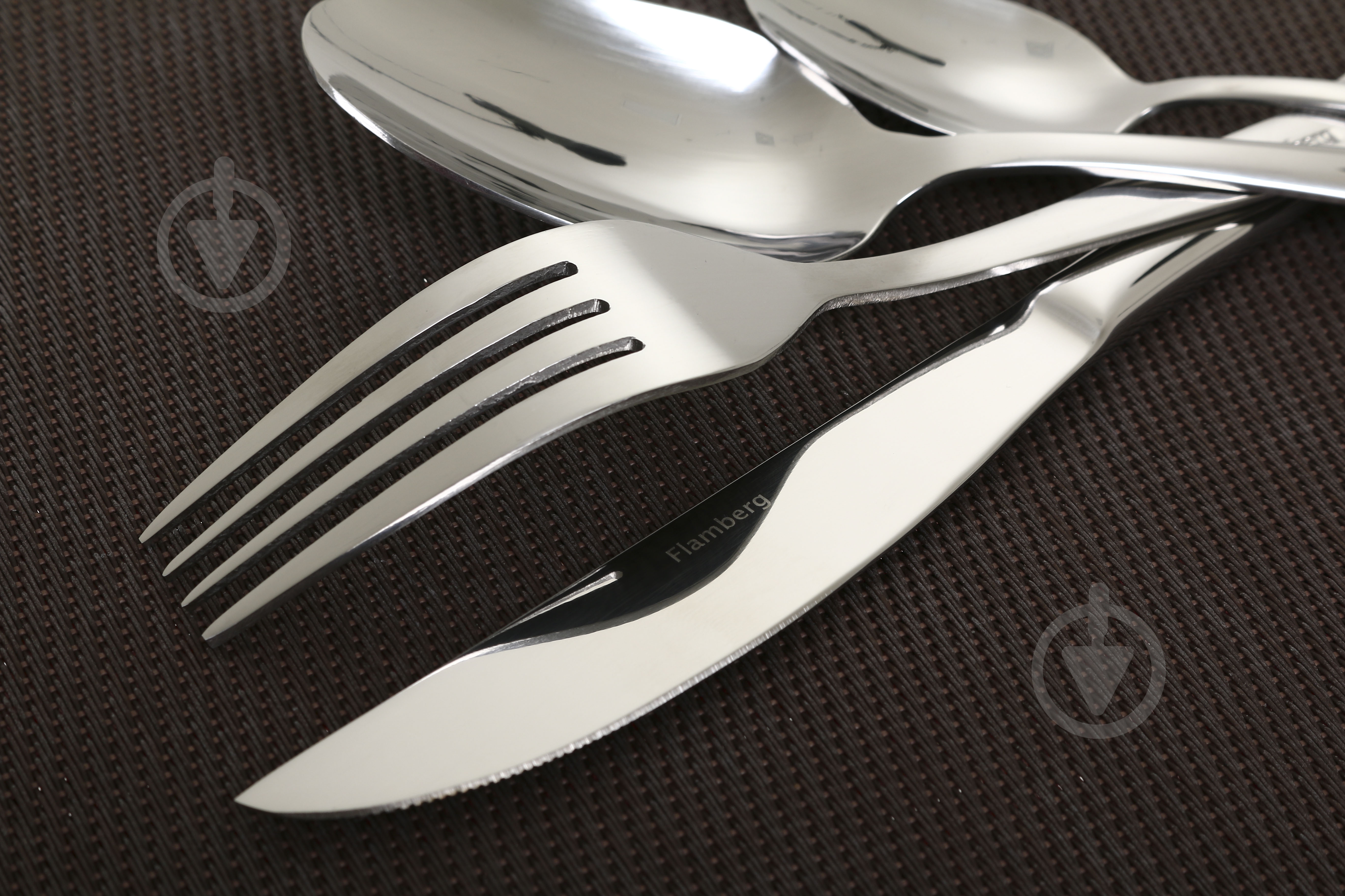Набор столовых приборов Flamberg Lazio нержавеющая сталь 24 шт. - фото 13 Набор столовых приборов Flamberg Lazio нержавеющая сталь 24 шт. - фото 13
