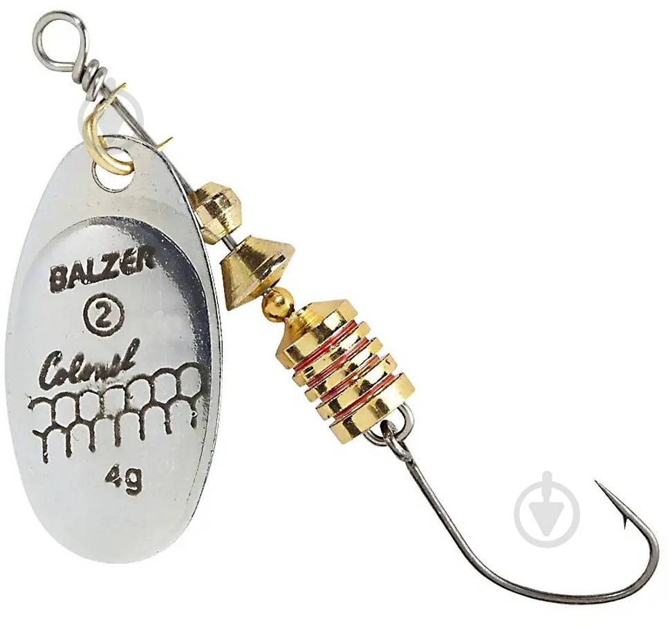 Блесна-вертушка Balzer Colonel Z Single Hook 4 г silver - фото 1