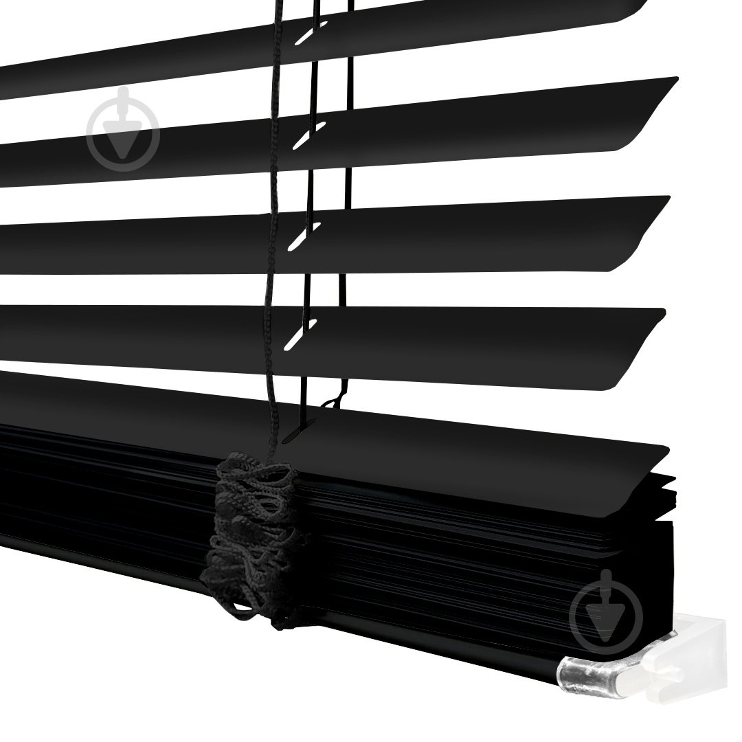 Жалюзи Rollotex алюминиевые горизонтальные с фиксацией 158х190 см черные матовые - фото 5 Жалюзи Rollotex алюминиевые горизонтальные с фиксацией 158х190 см черные матовые - фото 5