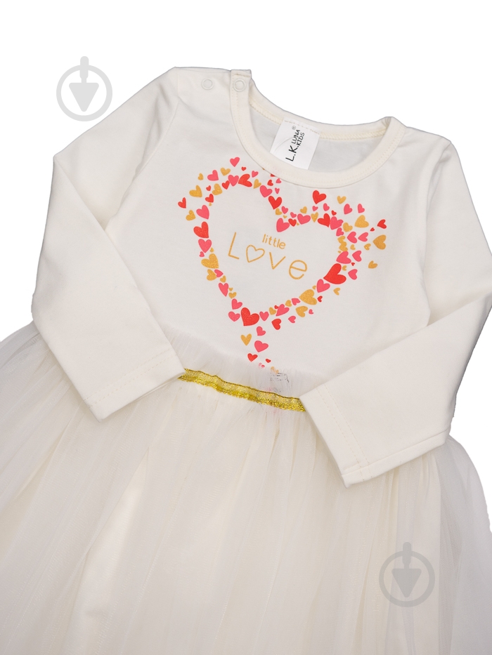 Платье Luna Kids р.98 молочный 0177 - фото 2 Платье Luna Kids р.98 молочный 0177 - фото 2