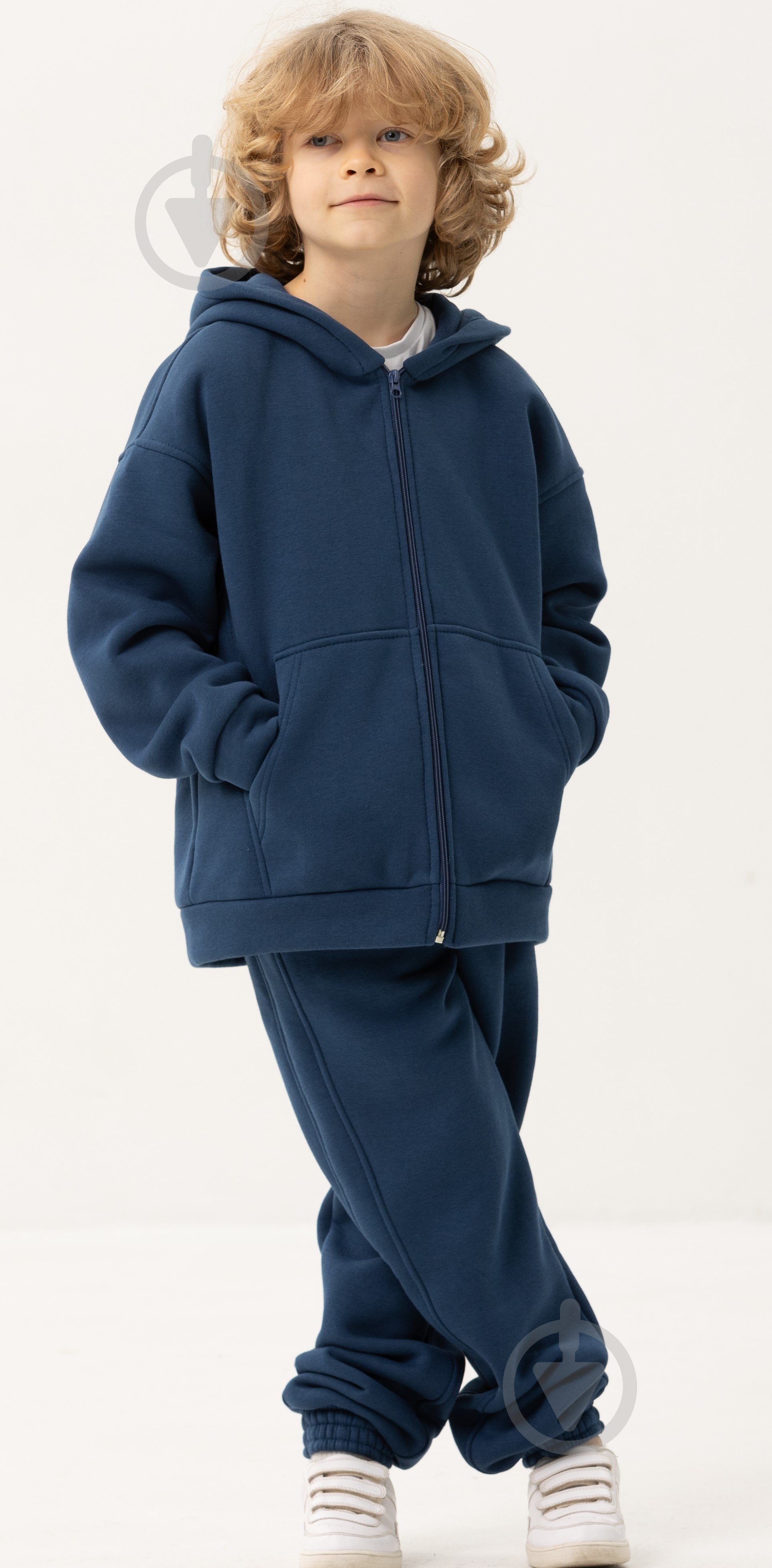 Спортивный костюм Obzor С лампасами р.164 индиго 794 - фото 1 Спортивный костюм Obzor С лампасами р.164 индиго 794 - фото 1