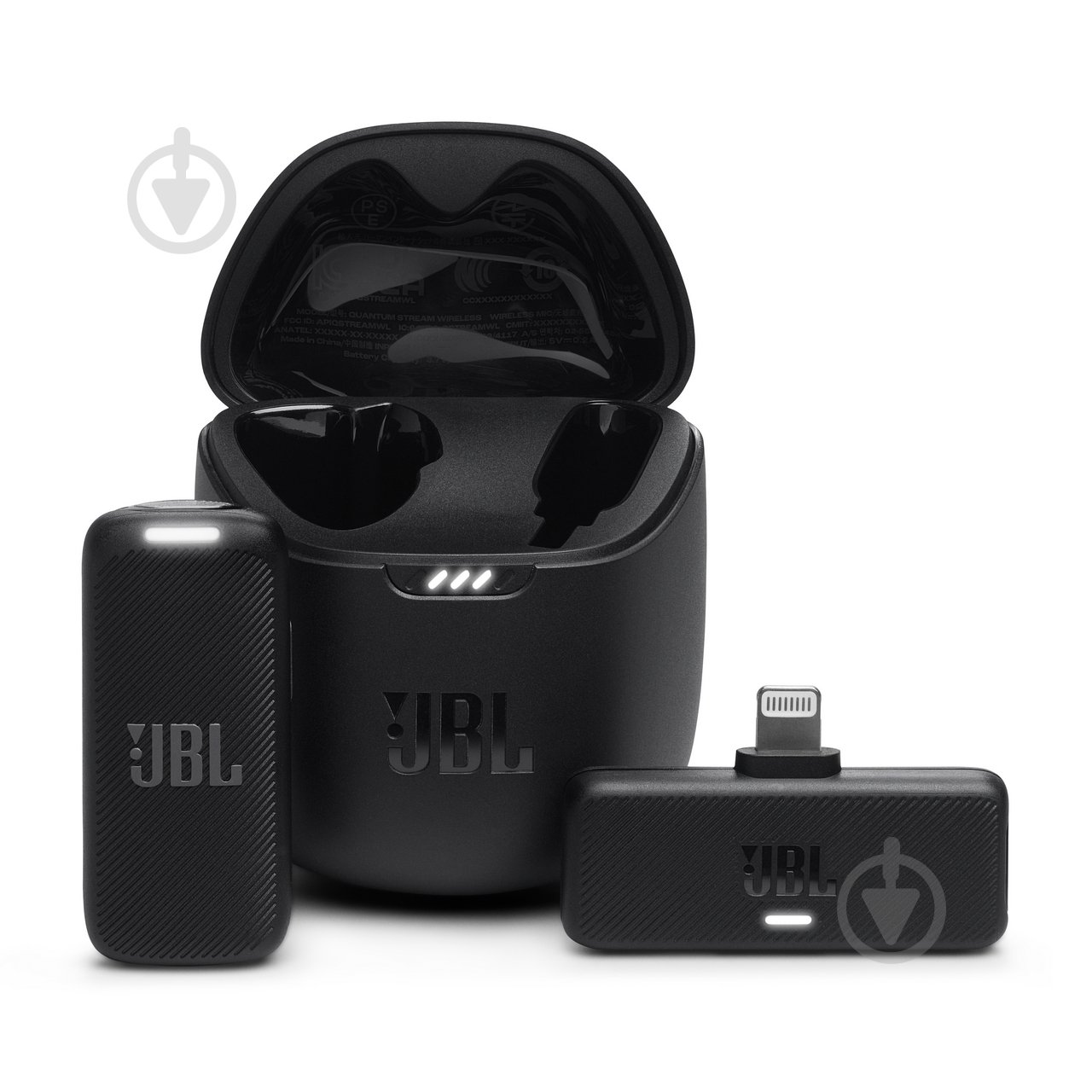 Микрофон JBL петличный Quantum Stream Wireless Lightning Black (JBLSTRMWLLGHTBLK) - фото 1 Микрофон JBL петличный Quantum Stream Wireless Lightning Black (JBLSTRMWLLGHTBLK) - фото 1