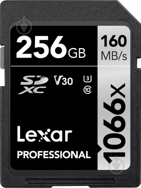 Карта памяти Lexar SDXC 256 ГБ Class 10UHS-II Class 3 (U3) (LSD1066256G-BNNNG) - фото 1 Карта памяти Lexar SDXC 256 ГБ Class 10UHS-II Class 3 (U3) (LSD1066256G-BNNNG) - фото 1
