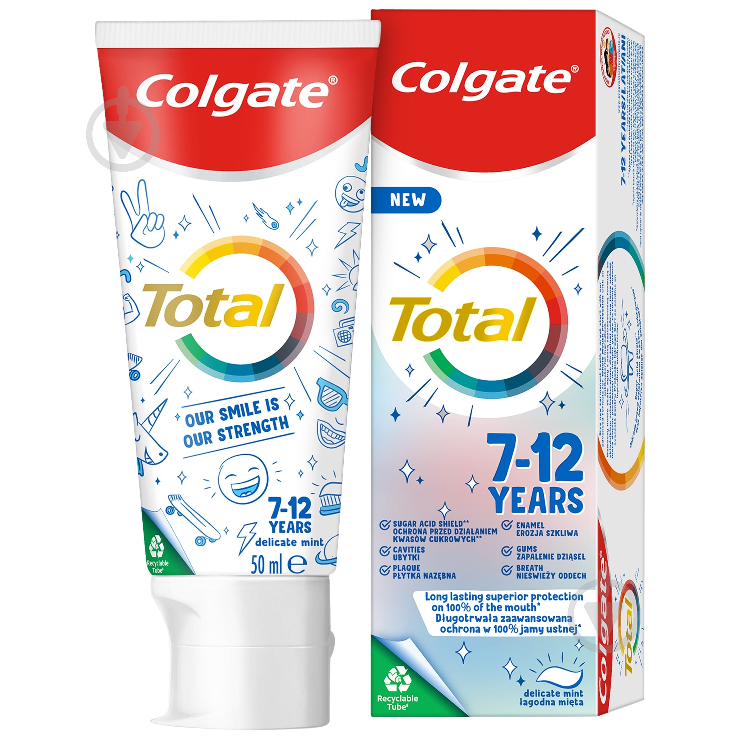 Зубная паста детская Colgate Total kids 50 мл - фото 1