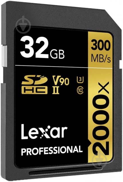 Карта памяти Lexar SDHC 32 ГБ Class 10UHS-II Class 3 (U3) (LSD2000032G-BNNNG) - фото 2 Карта памяти Lexar SDHC 32 ГБ Class 10UHS-II Class 3 (U3) (LSD2000032G-BNNNG) - фото 2