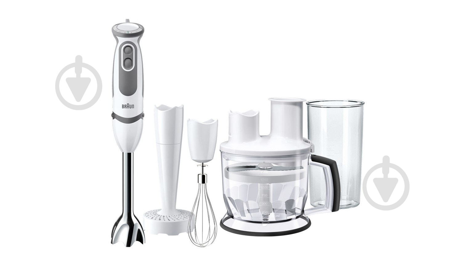 Блендер погружной Braun MQ 5077 WH BUFFET - фото 1 Блендер погружной Braun MQ 5077 WH BUFFET - фото 1
