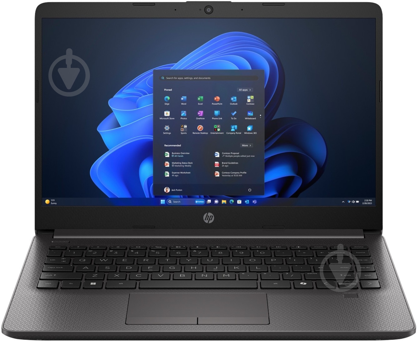 Ноутбук HP 240R-G9 14" (CN5X3AT) dark ash silver - фото 1