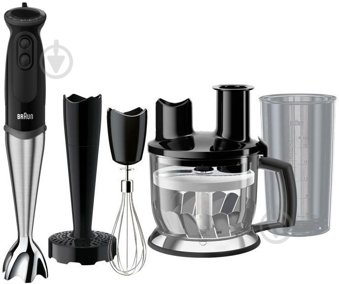 Блендер погружной Braun MQ 5177 BLACK BUFFET - фото 1