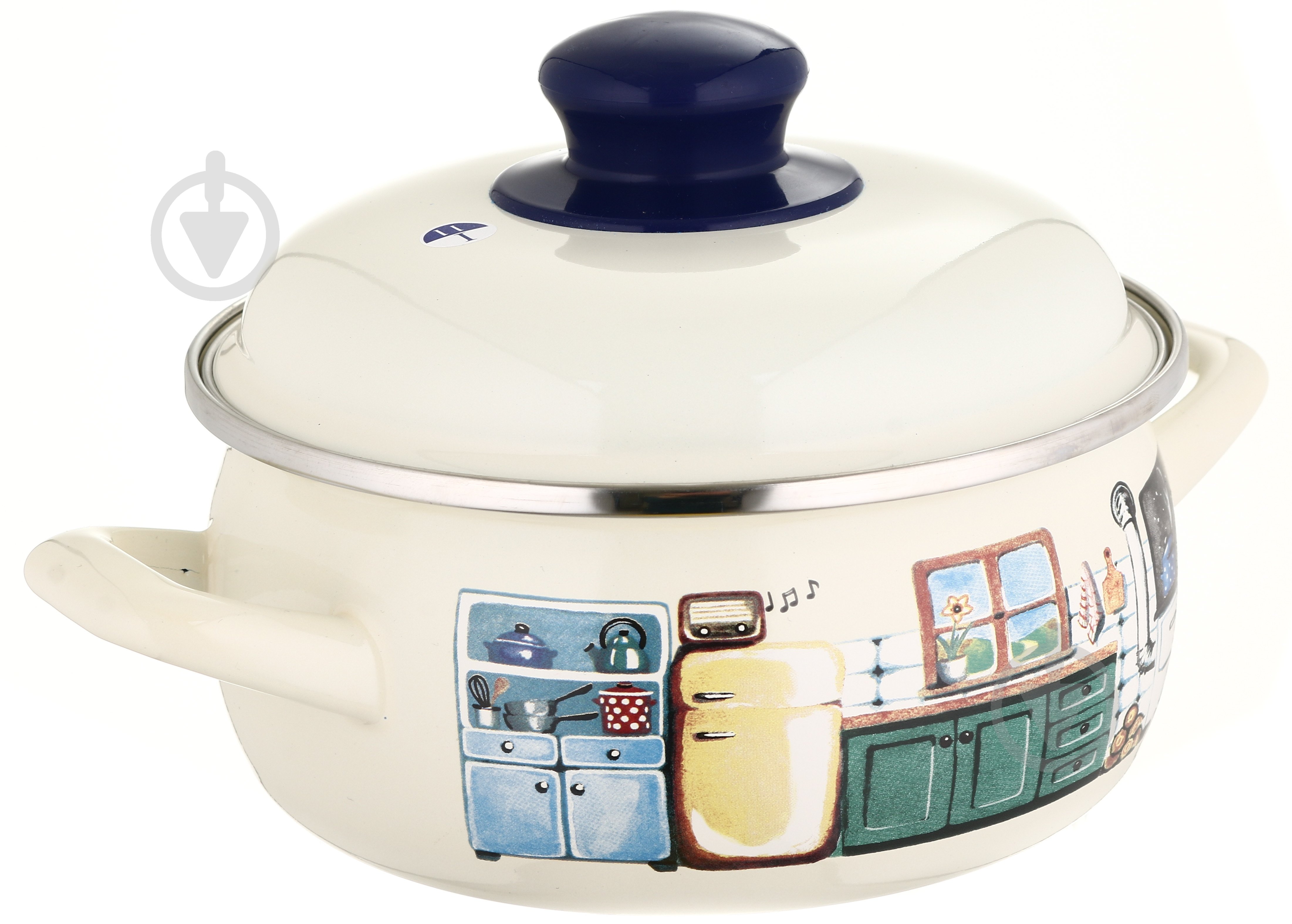 Кастрюля низкая Metrot Kitchen 16 см 15 л 3353 - фото 2