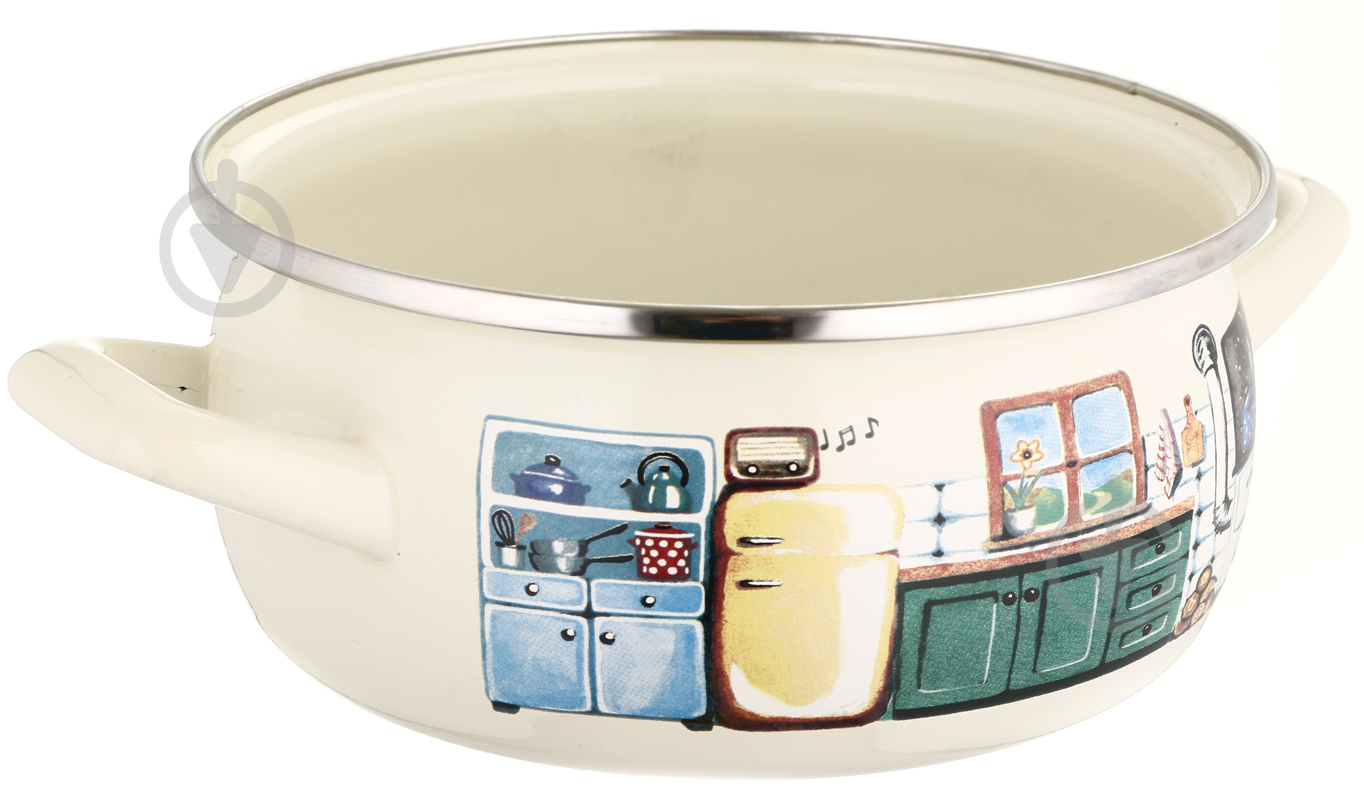 Кастрюля низкая Metrot Kitchen 16 см 15 л 3353 - фото 3