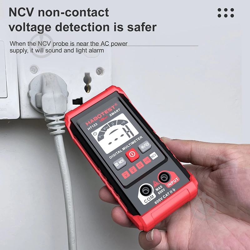 Мультиметр Habotest DC600V AC600V (HT123) - фото 3 Мультиметр Habotest DC600V AC600V (HT123) - фото 3