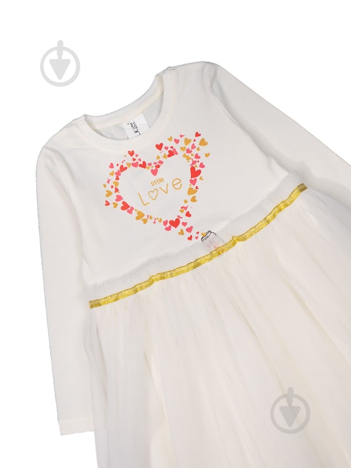 Платье Luna Kids р.134 молочный 0177 - фото 3