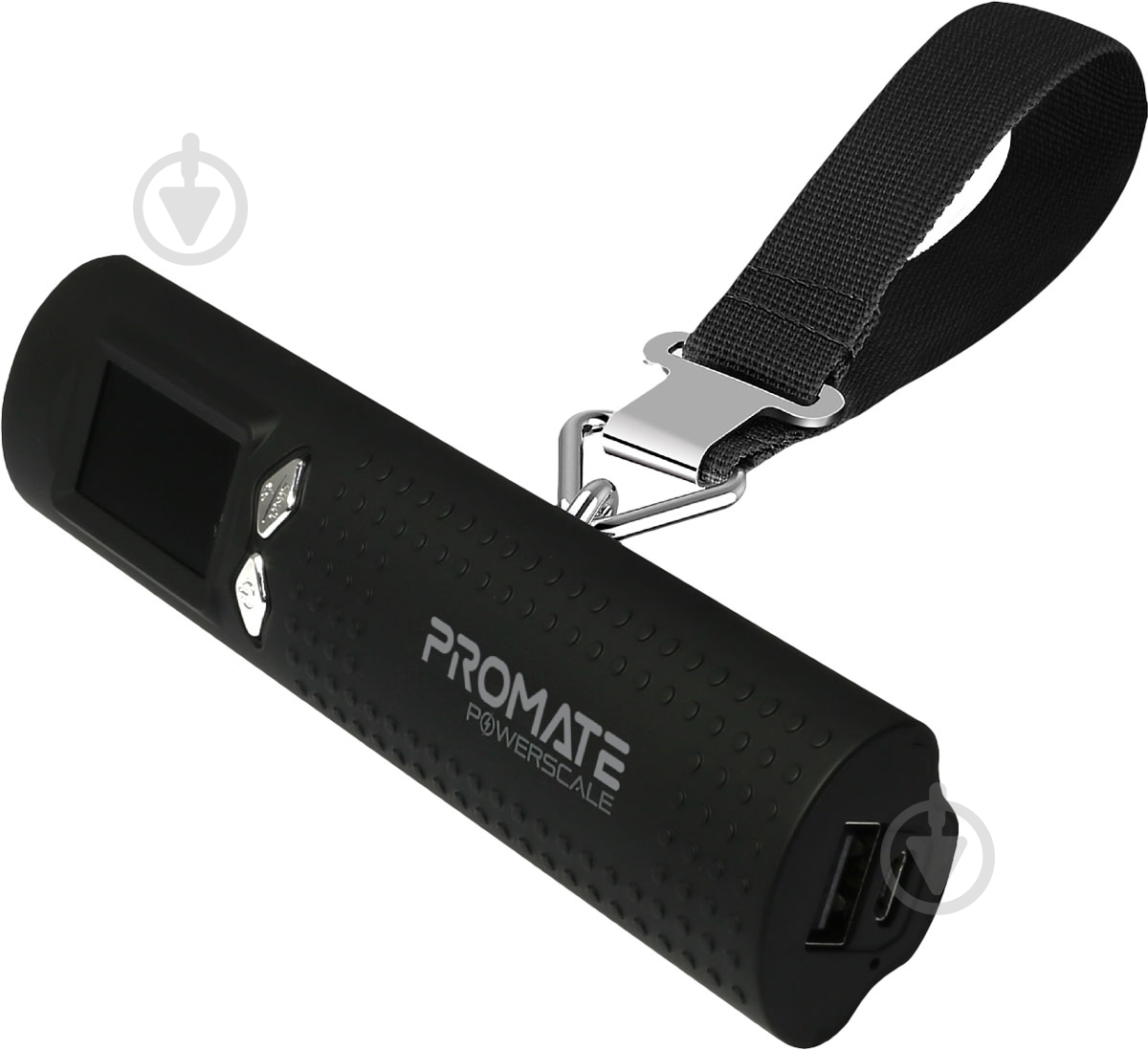 Весы Promate PowerScale с функцией повербанка 2600 mAh Black - фото 1 Весы Promate PowerScale с функцией повербанка 2600 mAh Black - фото 1
