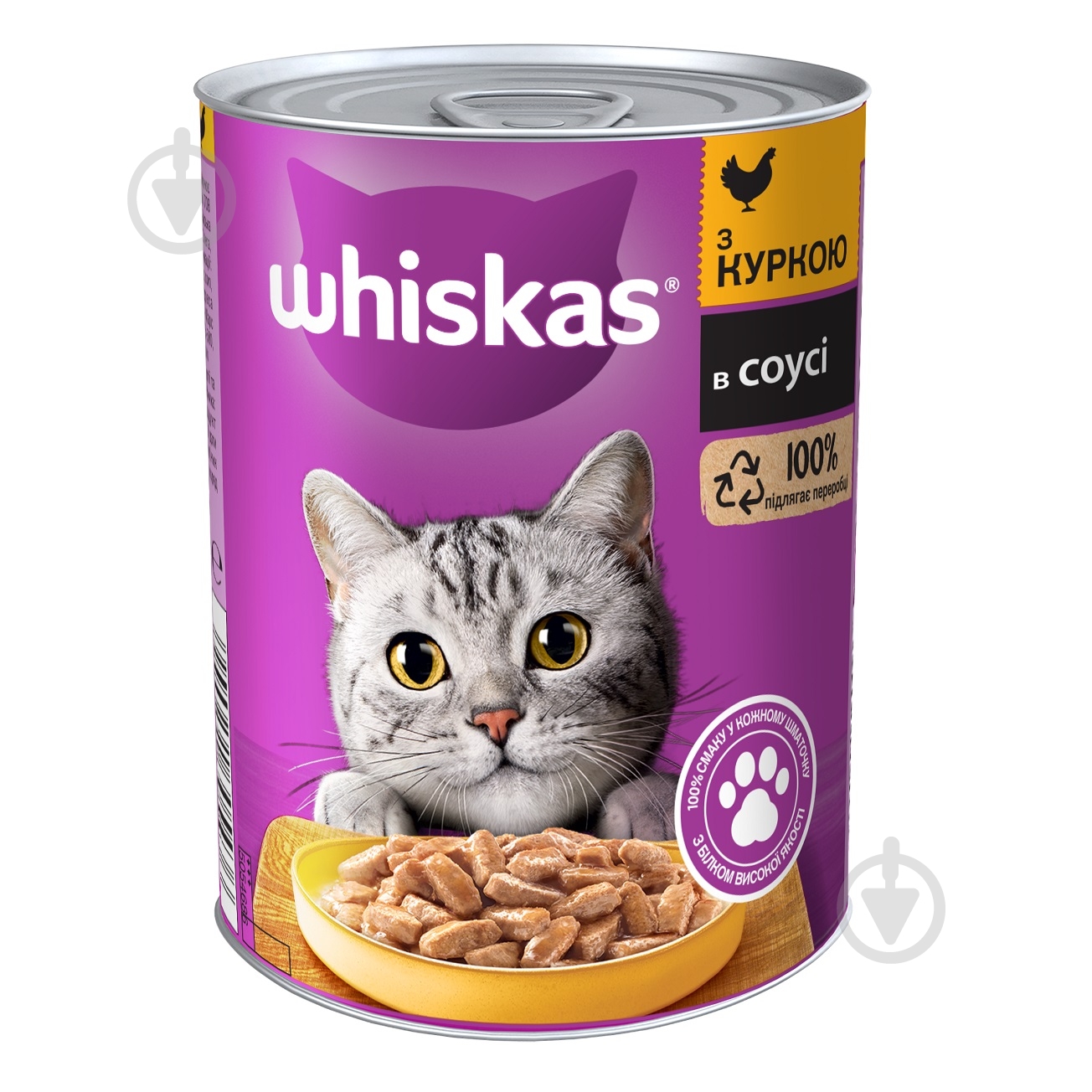 Консерва Whiskas с курицей 400 г - фото 1