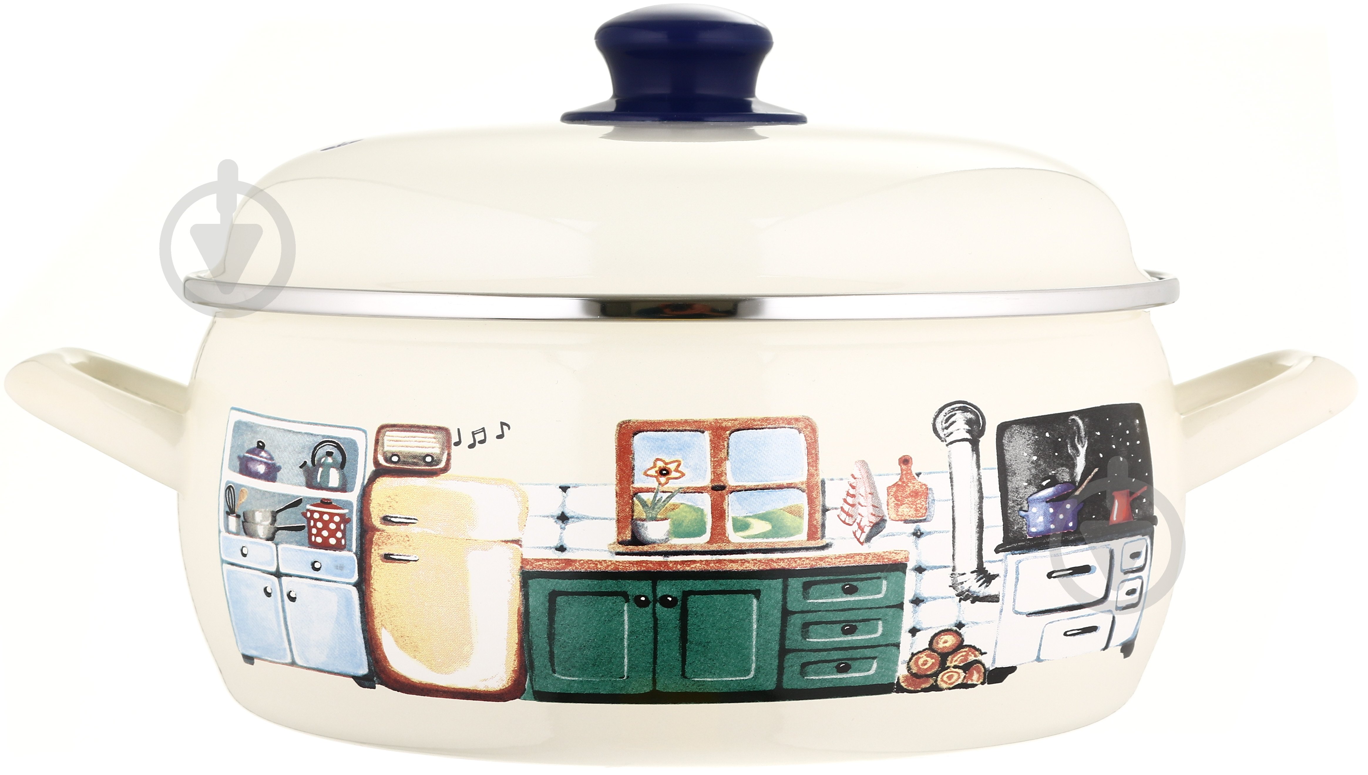 Кастрюля низкая Metrot Kitchen 24 см 5 л 3353 - фото 1
